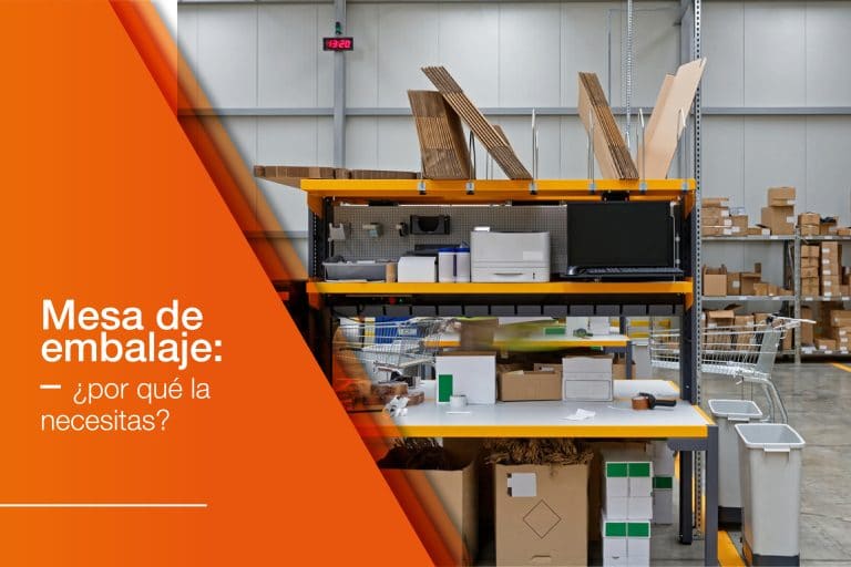 mesa de embalaje