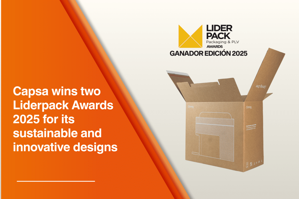 Capsa wins two Liderpack Awards for its innovative and sustainable design