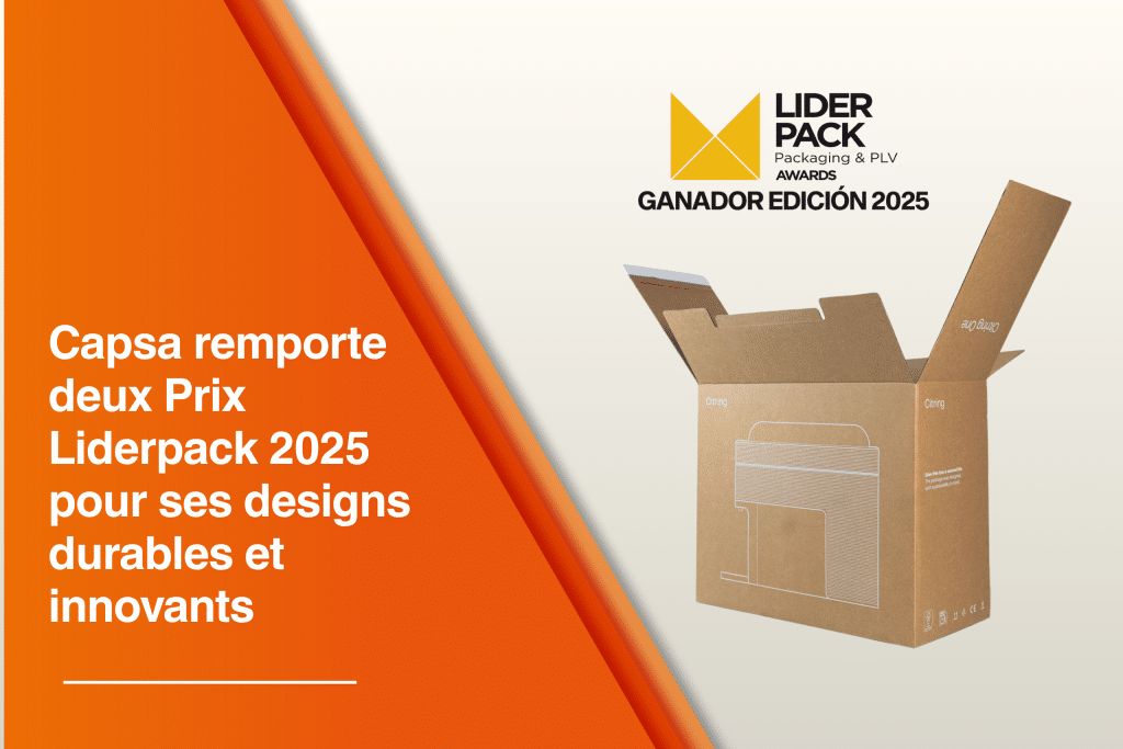 Capsa Packaging remporte deux Prix Liderpack 2025 pour ses designs durables et innovants